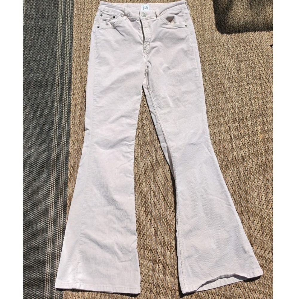 BDG Cream Flare Jeans